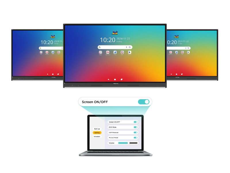 Màn hình tương tác ViewSonic IFP7553 - 75” 4K, RAM 8GB, USB-C 100W, Android 14 hiện đại